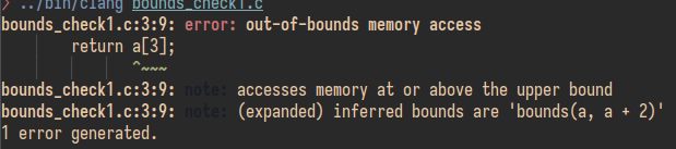 checkedc bounds check1